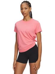 Under Armour Koszulka "Rival Core" w kolorze jasnoróżowym rozmiar: S. Różowe bluzki sportowe damskie Under Armour, s, bez kołnierzyka, bez ramiączek. Za 85.95 zł.