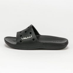 Klapki męskie Crocs Classic Slide. Czarne klapki i japonki męskie Crocs, z materiału. Za 172.00 zł.