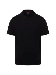 BOSS koszulka polo - Pallas Mężczyźni Bawełna czarny, M. Czarne koszulki polo męskie Boss, m, bez wzorów, z bawełny, bez ramiączek. Za 499.95 zł.