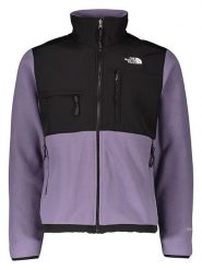 The North Face Kurtka polarowa w kolorze czarno-fioletowym rozmiar: M. Czarne kurtki męskie The North Face, m, bez wzorów, z polaru, bez kaptura. Za 345.02 zł.