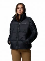 Columbia Kurtka zimowa "Puffect II" w kolorze czarnym rozmiar: L. Czarne kurtki damskie Columbia, na zimę, l, bez wzorów, z puchu, bez kaptura. Za 239.95 zł.