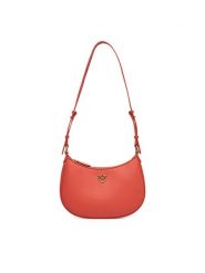 PINKO Torebka Half Moon Mini Fl 102790 A0F1 Koralowy. Pomarańczowe torebki klasyczne damskie Pinko, bez wzorów, ze skóry, bez dodatków. Za 719.99 zł.