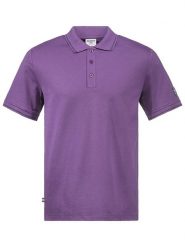 DOLOMITE Koszulka polo "Corvara" w kolorze fioletowym rozmiar: M. Różowe koszulki polo męskie Dolomite, m, bez wzorów, z materiału, bez ramiączek. Za 109.52 zł.