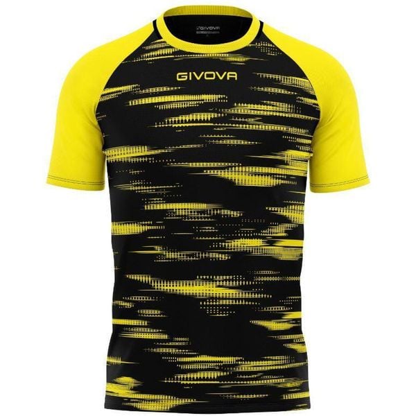 T-shirt Givova Pixel Sport - Komfort i Styl. Czarne t-shirty męskie Givova, bez wzorów, z poliesteru, bez kołnierzyka. Za 69.01 zł.