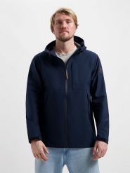 TRAVELIN' Kurtka funkcyjna "Jari" w kolorze granatowym rozmiar: L. Niebieskie kurtki outdoor męskie Travelin', l, z aplikacjami, ze skóry, bez kaptura. Za 307.46 zł.
