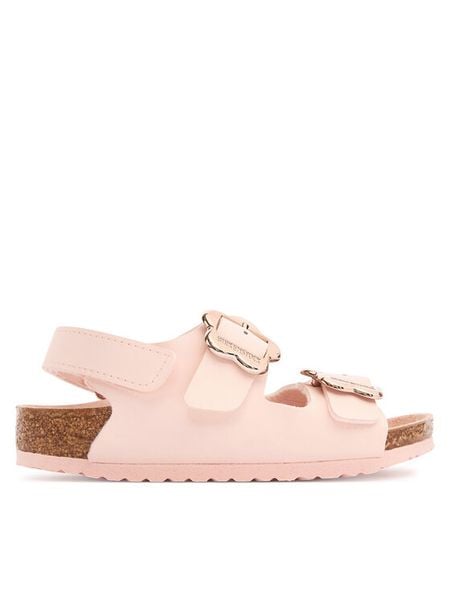 Birkenstock Sandały Milano As 1031667 S Różowy. Czerwone sandały dziewczęce Birkenstock, z materiału, bez zapięcia. Za 369.99 zł.