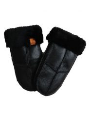 Kaiser Naturfellprodukte Wełniane rękawiczki "Nappa" w kolorze czarnym rozmiar: 8. Czarne rękawiczki damskie Kaiser Naturfellprodukte, bez wzorów, z materiału. Za 117.73 zł.