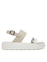 Calvin Klein Jeans Sandały V4A2-82053-0371A S Beżowy. Brązowe sandały dziewczęce Calvin Klein Jeans, z jeansu. Za 269.99 zł.