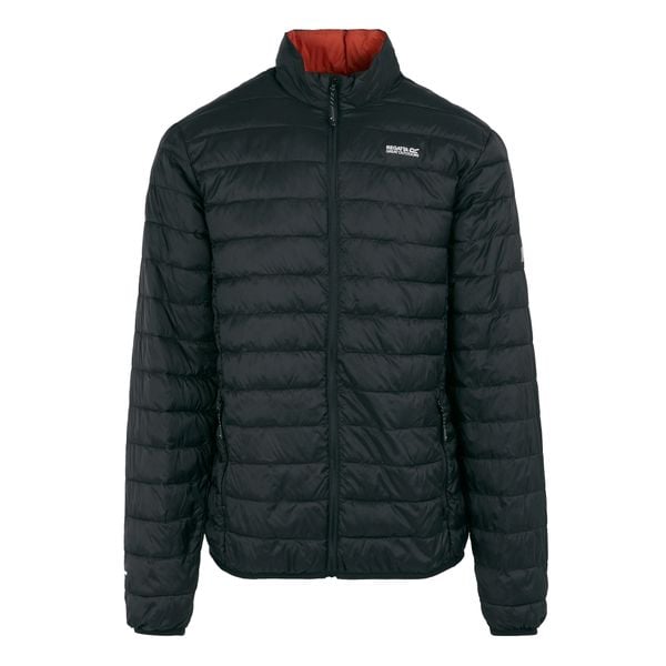 Męska Kurtka Ocieplana Hillpack II. Czarne kurtki męskie Regatta, m, bez wzorów, z puchu, sportowe, bez kaptura. Za 171.99 zł.