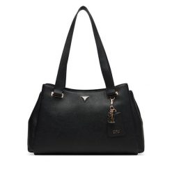 Torebka Guess. Czarne torebki klasyczne damskie Guess, z aplikacjami, bez dodatków. Za 719.99 zł.