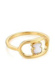TOUS Pierścionek Camille 1004561812 Złoty. Żółte pierścionki damskie Tous, metalowe. Za 369.99 zł.