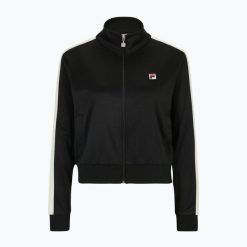 Bluza damska FILA Lamoni Cropped Track. Czarne bluzy bez kaptura damskie Fila, l, z dresówki. Za 209.99 zł.