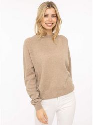 Zwillingsherz Sweter "Blogger" w kolorze beżowym rozmiar: M. Brązowe swetry klasyczne damskie Zwillingsherz, m, z kaszmiru, bez kołnierzyka. Za 374.95 zł.