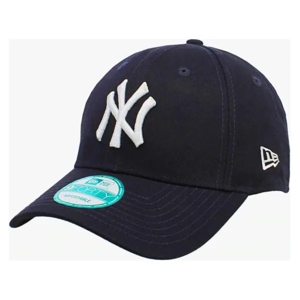 New Era Czapka 940 League Bas New York Yankees , granatowy, rozmiar ONE-SIZE. Niebieskie czapki z daszkiem damskie New Era, bez wzorów, z materiału. Za 89.99 zł.