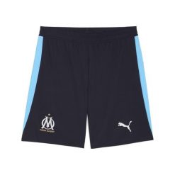 Męskie szorty Olympique Marsylia 25/26 PUMA New Navy Luminous Blue. Czarne szorty męskie Puma, bez wzorów, sportowe. Za 199.00 zł.