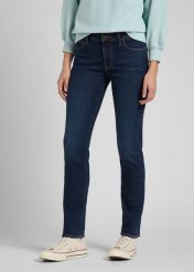 LEE ELLY DAMSKIE SPODNIE JEANSOWE DARK DAISY L305QDWB 112145004. Spodnie materiałowe damskie Lee, bez wzorów, z jeansu. Za 179.99 zł.