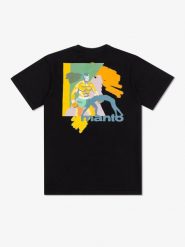 MANTO t-shirt LUCHADOR czarny. Czarne t-shirty damskie Manto, xs, bez wzorów, z bawełny, bez kołnierzyka. Za 119.00 zł.