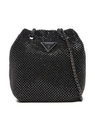 Guess Torebka HWRB93 50750 Czarny. Czarne listonoszki damskie Guess, z aplikacjami, z tworzywa sztucznego, bez dodatków. Za 449.99 zł.