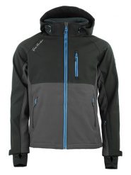 Peak Mountain Kurtka softshellowa "Cametis" w kolorze czarno-szarym rozmiar: L. Czarne kurtki outdoor męskie Peak Mountain, l, bez wzorów, bez kaptura. Za 304.99 zł.