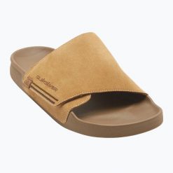 Klapki męskie Quiksilver Rivi Suede. Brązowe klapki i japonki męskie Quiksilver. Za 199.99 zł.