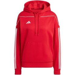 Bluza damska adidas Tiro 23 League Sweat Hoodie. Czerwone bluzy bez kaptura damskie Adidas, z bawełny. Za 194.99 zł.