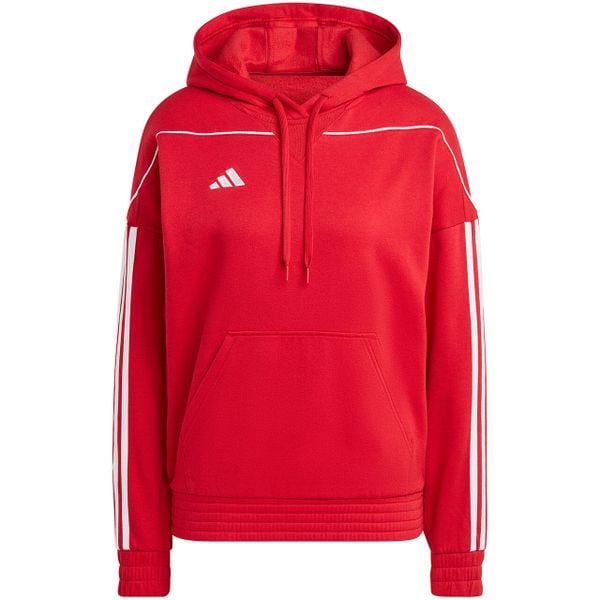 Bluza damska adidas Tiro 23 League Sweat Hoodie. Czerwone bluzy bez kaptura damskie Adidas, m, z bawełny. Za 194.99 zł.