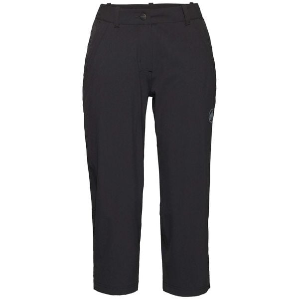 Spodnie Mammut Hiking V Capri Pants Women Damskie. Czarne spodnie materiałowe damskie Mammut, bez wzorów, z elastanu, sportowe. Za 425.99 zł.