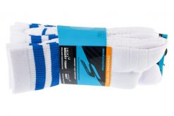 Skarpetki sportowe męskie 3pk Mens PF PBall Crew Socks. Białe skarpetki męskie Skechers, bez wzorów, z bawełny. Za 119.99 zł.
