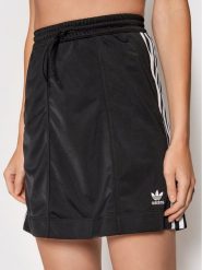 Adidas Spódnica mini adicolor Classics Tricot H37774 Czarny Regular Fit. Czarne spódniczki damskie Adidas, bez wzorów, z syntetyku, mini. Za 89.99 zł.