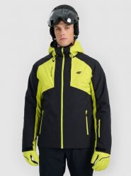 4F Kurtka narciarska membrana 8000 męska - zielona M. Zielone kurtki męskie 4f, na zimę, m, bez wzorów, bez kaptura. Za 599.99 zł.