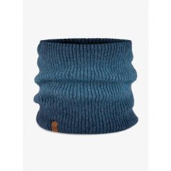 Komin na szyję Buff Knitted Fleece Neckwarmer Marin - denim. Niebieskie szaliki i kominy damskie Buff, bez wzorów, z denimu. Za 145.99 zł.