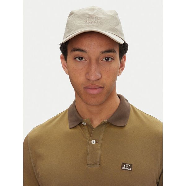 Czapka z daszkiem C.P. Company. Brązowe czapki z daszkiem damskie C.P. Company, bez wzorów. Za 359.99 zł.