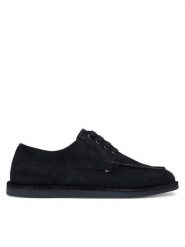 Tommy Hilfiger Półbuty Stitchdown Suede Derby FM0FM05841 Granatowy. Niebieskie półbuty męskie Tommy Hilfiger, ze skóry, bez zapięcia. Za 569.99 zł.