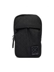 Calvin Klein Saszetka Utility Emblem Phone Crossbody LV04D1192G Czarny. Czarne saszetki męskie CALVIN KLEIN, z materiału. Za 289.99 zł.