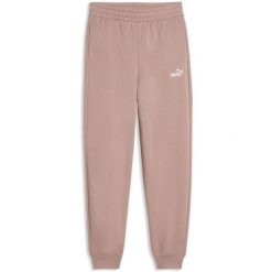 Damskie Trousers Puma Ess Small No.1 Logo Standard High waist. Czerwone spodnie dresowe damskie Puma, bez wzorów, z bawełny. Za 390.00 zł.