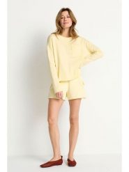 Rich & Royal Bluza w kolorze żółtym rozmiar: S. Żółte bluzy bez kaptura damskie Rich & Royal, s, z bawełny. Za 169.95 zł.