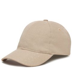 Czapka z daszkiem Calvin Klein. Szare czapki z daszkiem damskie CALVIN KLEIN, bez wzorów. Za 119.99 zł.