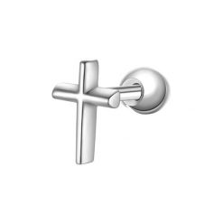 Glanzstücke München Kolczyki Krzyżyk Srebro wysokiej próby Srebrny 1 ct Damski. Szare kolczyki damskie Glanzstücke München, srebrne. Za 99.99 zł.