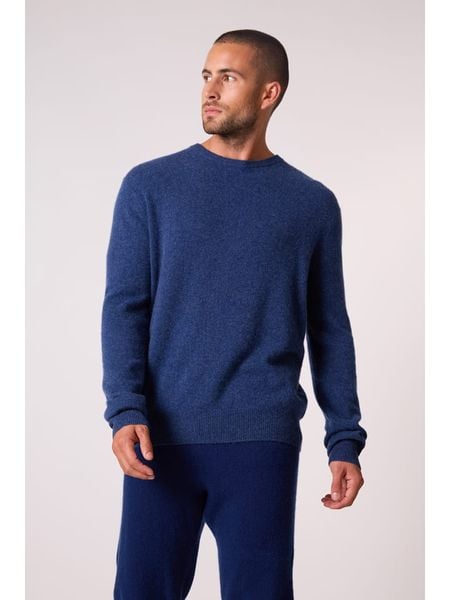 Perfect Cashmere Kaszmirowy sweter "Blake" w kolorze niebieskim rozmiar: L. Niebieskie swetry męskie Perfect Cashmere, l, bez wzorów, z kaszmiru, bez kołnierzyka. Za 413.99 zł.