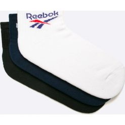 Reebok Classic - Skarpety (3-pack). Czarne skarpetki męskie Reebok Classic, bez wzorów, z bawełny. W wyprzedaży za 49.90 zł.