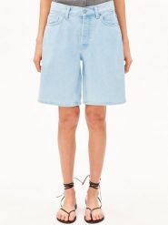 ARMEDANGELS Dżinsowe szorty - Thalinaa Kobiety Bawełna (100%) niebieski, 27. Niebieskie szorty damskie ARMEDANGELS, bez wzorów, z bawełny. Za 279.95 zł.