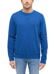Mustang Bluza w kolorze niebieskim rozmiar: M. Niebieskie bluzy bez kaptura męskie Mustang, m, z bawełny. Za 127.35 zł.