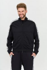 DSQUARED2 Czarna bluza Dean Sport Fit. Czarne bluzy bez kaptura męskie Dsquared2, bez wzorów, sportowe, bez kołnierzyka, bez ramiączek. W wyprzedaży za 1,599.99 zł.