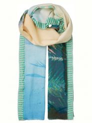 Becksöndergaard Szal ze wzorem - 200 x 100 cm rozmiar: onesize. Szaliki i kominy damskie Becksöndergaard, bez wzorów, z bawełny. Za 164.95 zł.