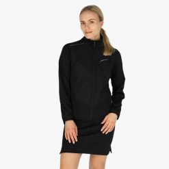 Bluza z kapturem trening damska Swedemount On Course Fullzip szybkoschnąca. Czarne bluzy z kapturem damskie SWEDEMOUNT. Za 279.99 zł.
