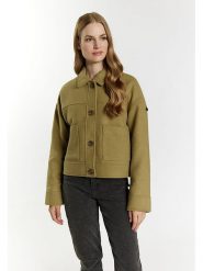 DreiMaster Kurtka przejściowa w kolorze khaki rozmiar: XL. Brązowe kurtki damskie Dreimaster, xl, bez wzorów, bez kaptura. Za 330.20 zł.