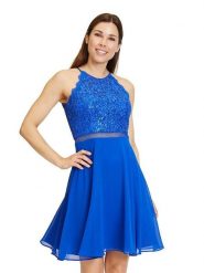 Vera Mont Sukienka w kolorze niebieskim rozmiar: 40. Niebieskie sukienki damskie Vera Mont, bez wzorów, z koronki, bez kołnierzyka, bez ramiączek, midi. Za 148.26 zł.