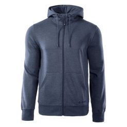 Bluza z kapturem Hi-Tec Silian II. Niebieskie bluzy z kapturem męskie Hi-tec, m, z bawełny. Za 134.80 zł.