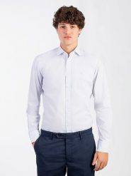 Hackett London Koszula - Regular fit - w kolorze białym rozmiar: L. Białe koszule męskie Hackett London, l, bez wzorów, z bawełny, bez kołnierzyka, bez ramiączek. Za 267.92 zł.