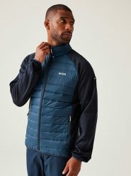 Regatta Kurtka hybrydowa "Clumber IV" w kolorze granatowo-niebieskim rozmiar: M. Niebieskie kurtki męskie Regatta, m, bez wzorów, z puchu, bez kaptura. Za 159.45 zł.